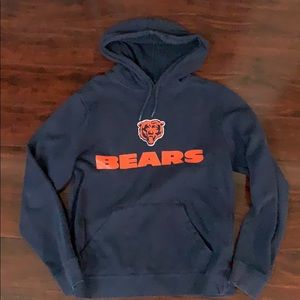 Navy NFL hoodie sweatshirt, small, Chicago Bears